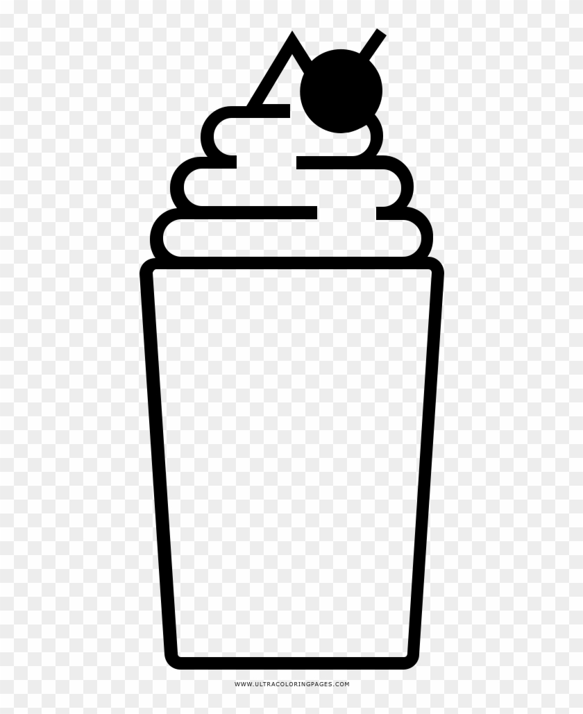 Milkshake Coloring Page - Desenho Para Colorir Milk Shake #782014