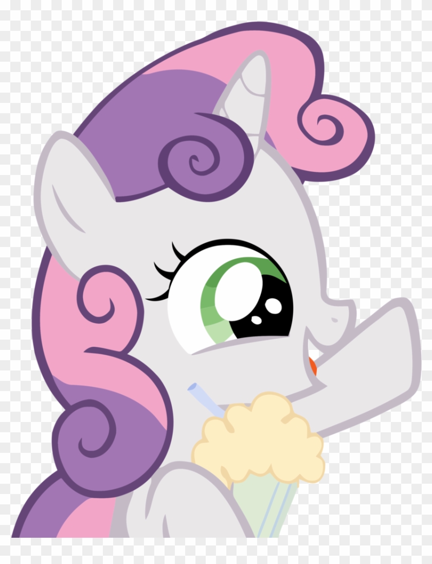 Sweetie Belle Milkshake By Vendetatj Sweetie Belle - Painting #782061