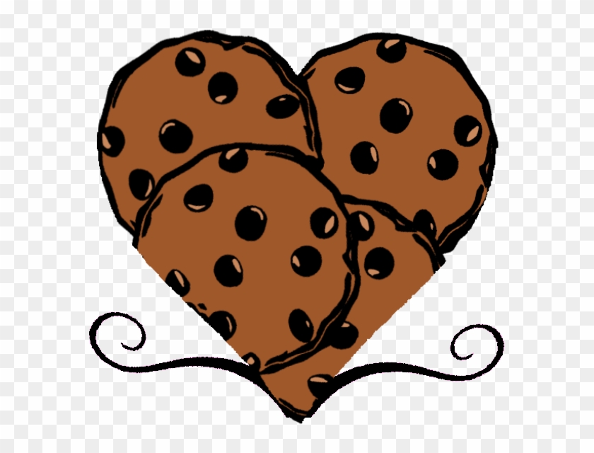 Kinnichi 22 4 Cookie Heart Cutie Mark By Darkbellnight - Chocolate Chip Cookie Throw Blanket #782112