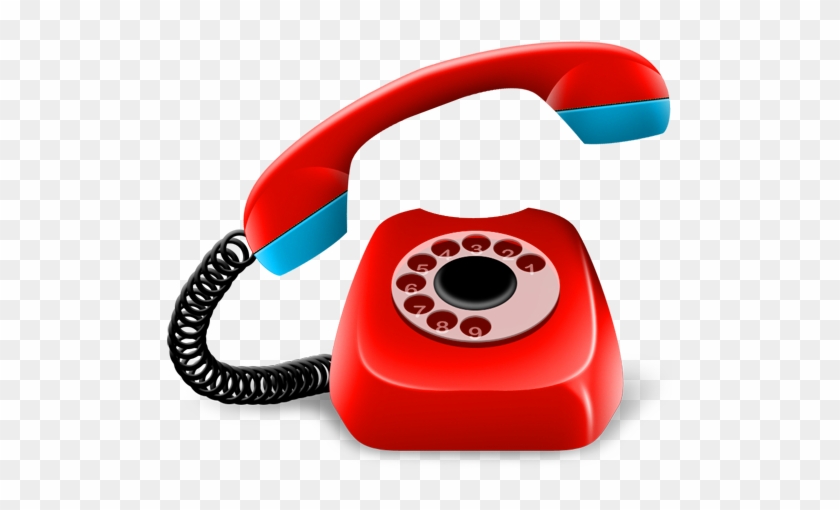 Red Telephone Clip Art Free Vector In Open Office Drawing - Landline Phone Logo Png #782126