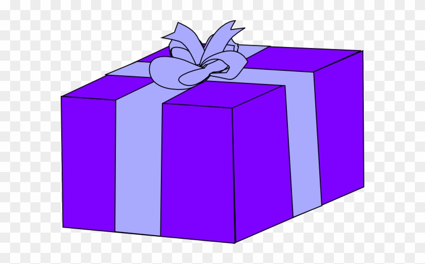 Purple Gift Box Clip Art At Clker Com Vector Clip Art - Clipart Of Gift Box #782141