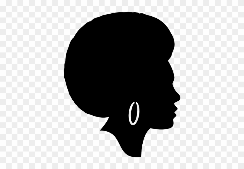 African American Female Silhouette Public Domain Vectors - Silhouette Of A Black Man #782312