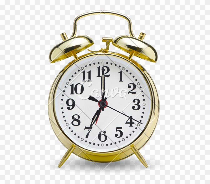 Golden Alarm Clock - Equity By La Crosse Analog Twin Bell Alarm Clock #782322