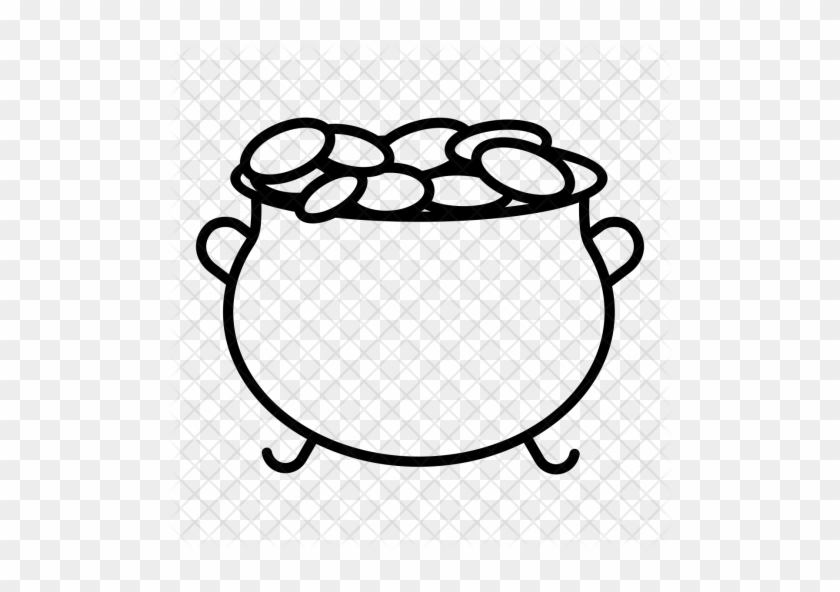 Pot-gold Icon - Pot Gold Icon #782516