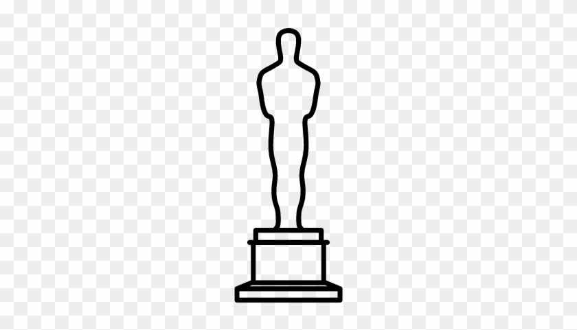 Oscar Award Drawing - Oscar Outline #782528