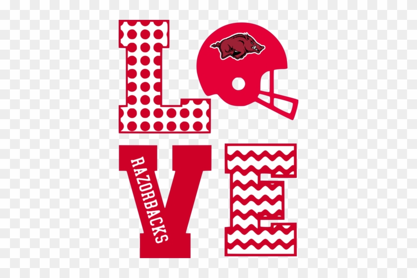 Arkansas Razorbacks Love - Bsi Products 96142 Arkansas Razorbacks- 2-sided 28 #782597