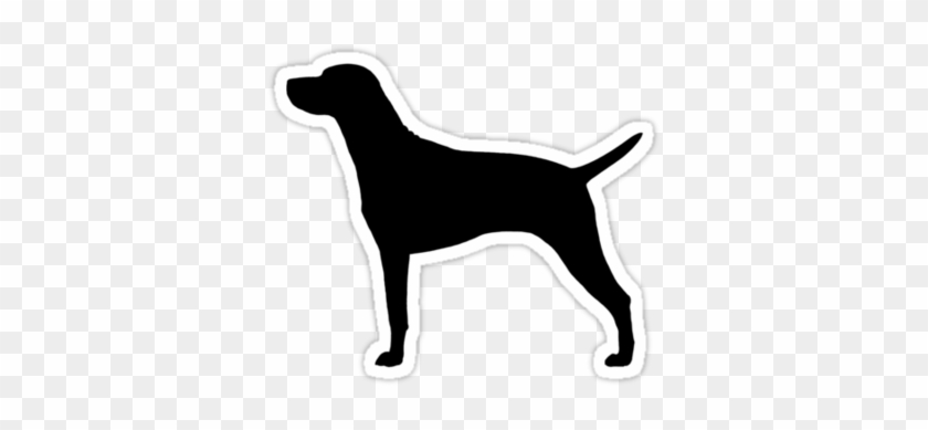 Hungarian Vizsla Silhouette Waterproof Die-cut Sticker - Border Terrier Silhouette #782791