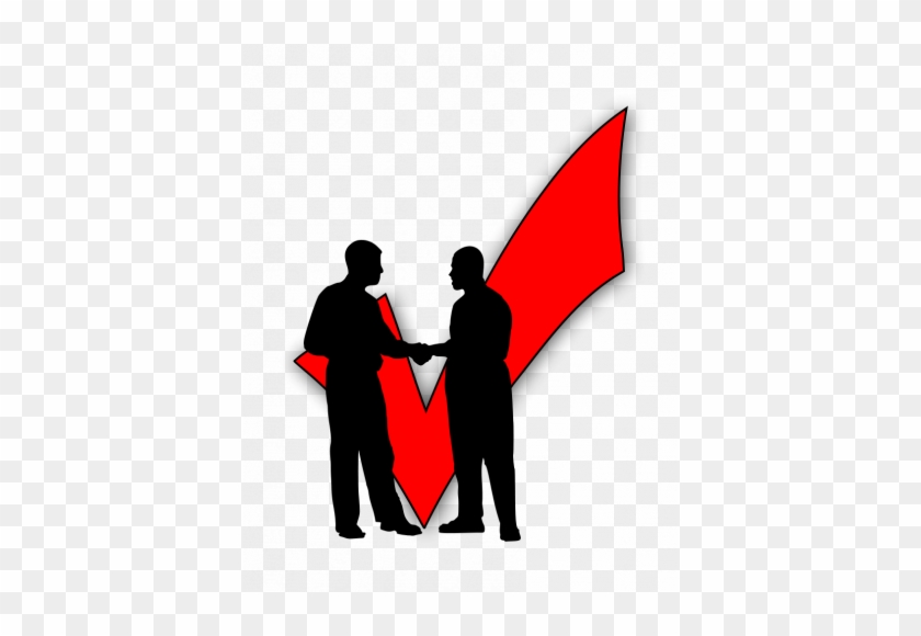 Business People Silhouette Shaking Hands - Png Clip Art Business #782853