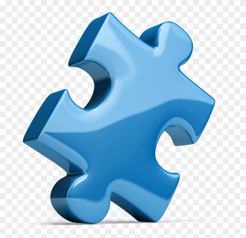 Generous Clipart - Blue Jigsaw Puzzle Piece #782886