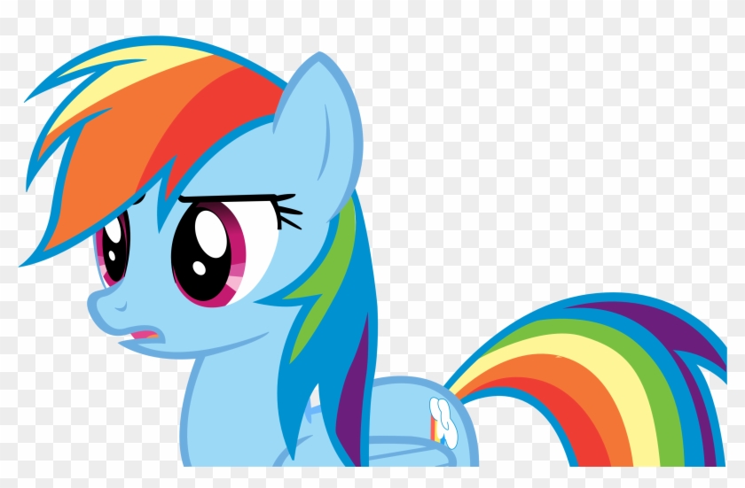 Rainbow Dash Pulling A Huh Kind Of Face By A01421 - My Little Pony: Friendship Is Magic #782959