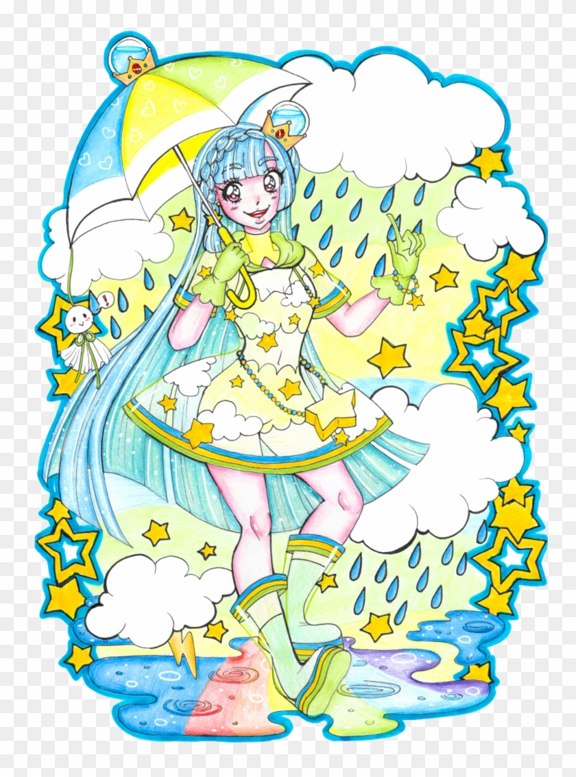 Magical Rainy Girl By Sekaiichihappy - Illustration #783013
