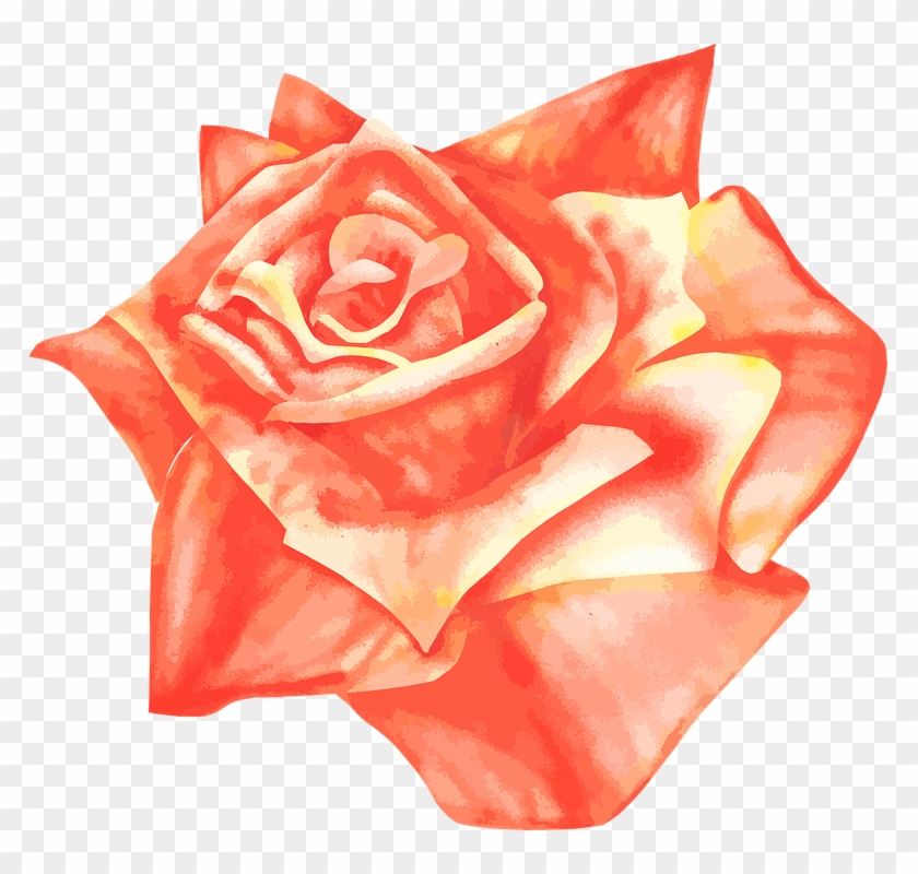 Gold Roses Cliparts 26, Buy Clip Art - Rosas Color Salmon Png - Free Transparent PNG Clipart Images Download