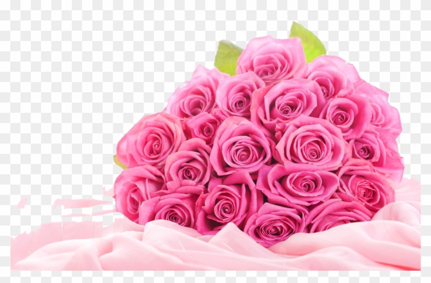 Pink Rose Clipart Flower Bouquet - Pink Roses #783072
