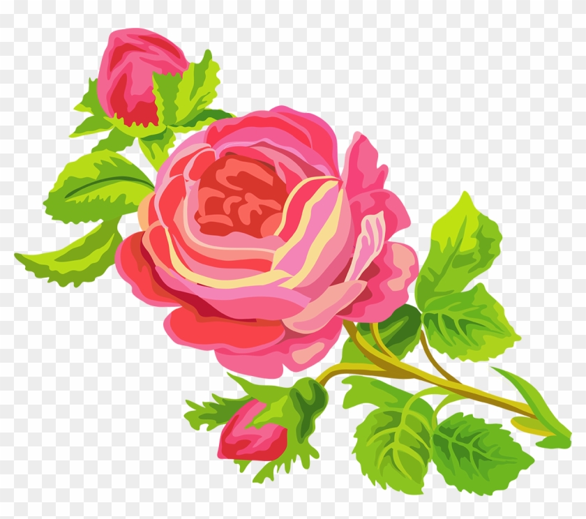 Pink Roses Clip Art - Pink Roses Clip Art #783278