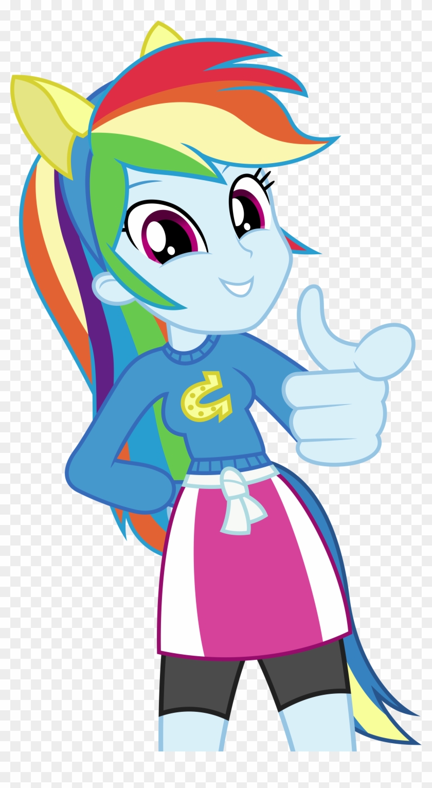 Vector - Rainbow Dash Equestria Girl 2017 #783330