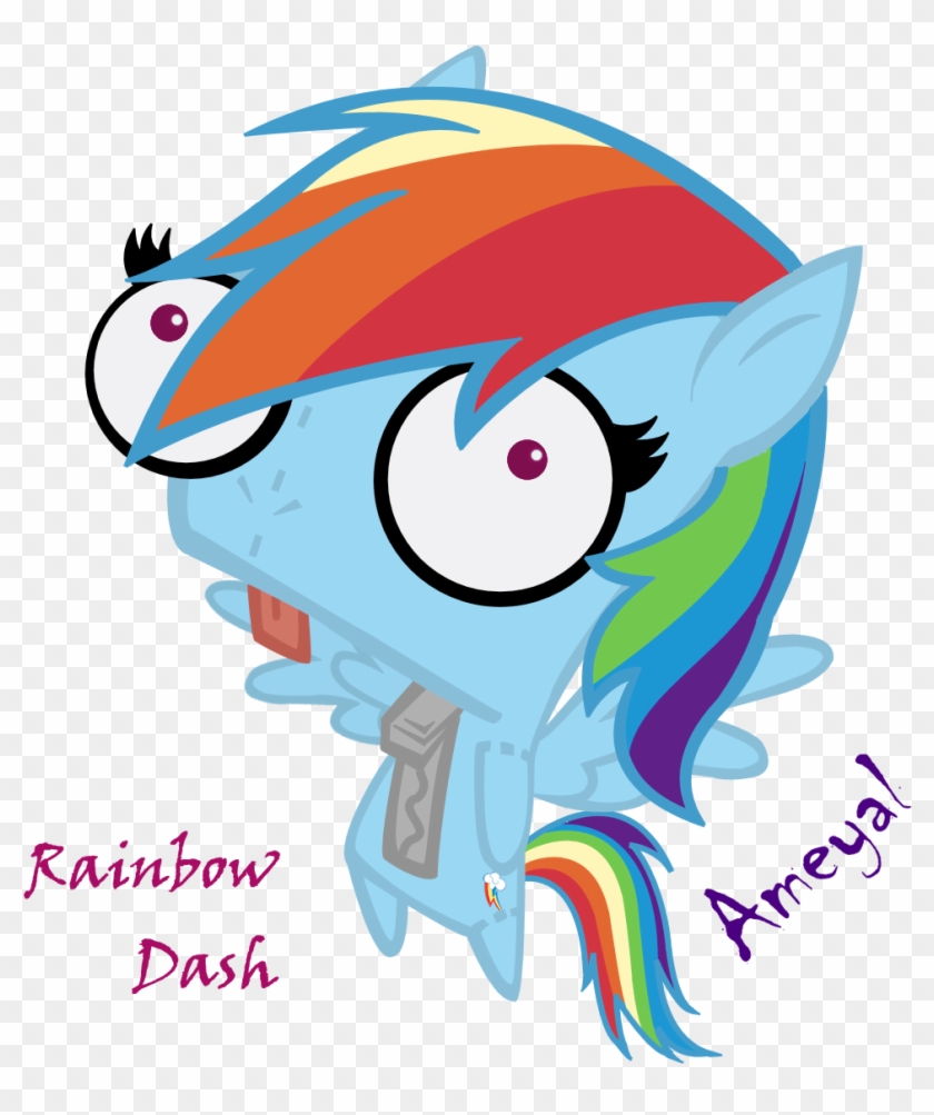 Gir Rainbow Dash By Ameyal - Gir My Little Pony #783366