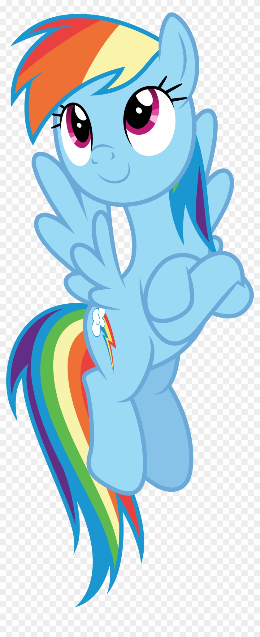 Vector - Mlp Rainbow Dash Vector Eq #783388