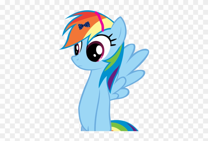 Rainbow Dash Wallpaper Called Rainbow Dash In A Bow - Rainbow Dash Walking Two Legs #783424