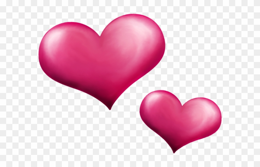 Hot Pink Heart Clipart - Coeur Rose Png #783463