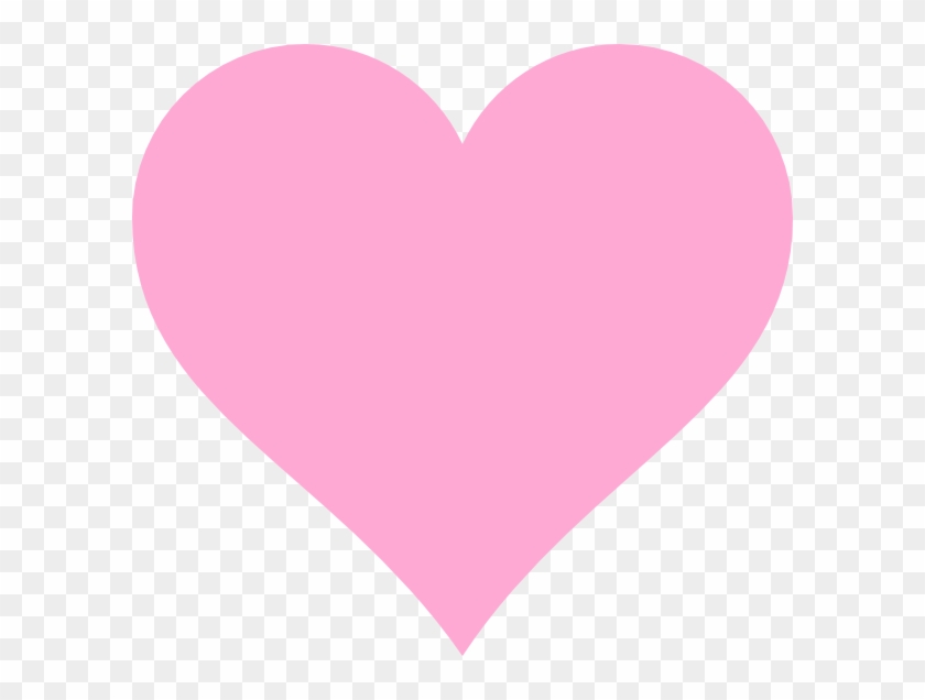 Pink Love Heart Clipart Pink Hearts Clip Art At Clker - Light Pink Love Heart #783480