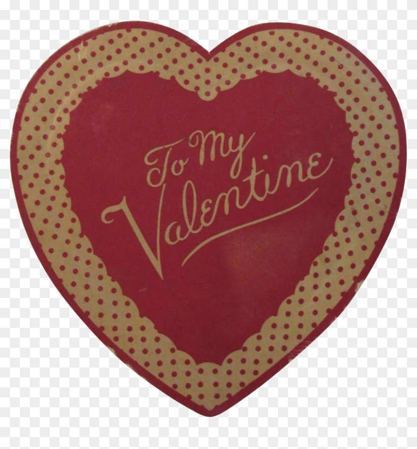 Vintage Valentine Candy Heart Box - Dia Da Mulher Trasparente #783538