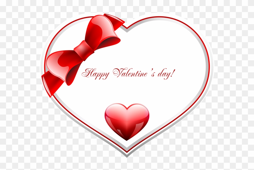 Happy Valentines Day Png - Happy Valentines Day Heart White #783542