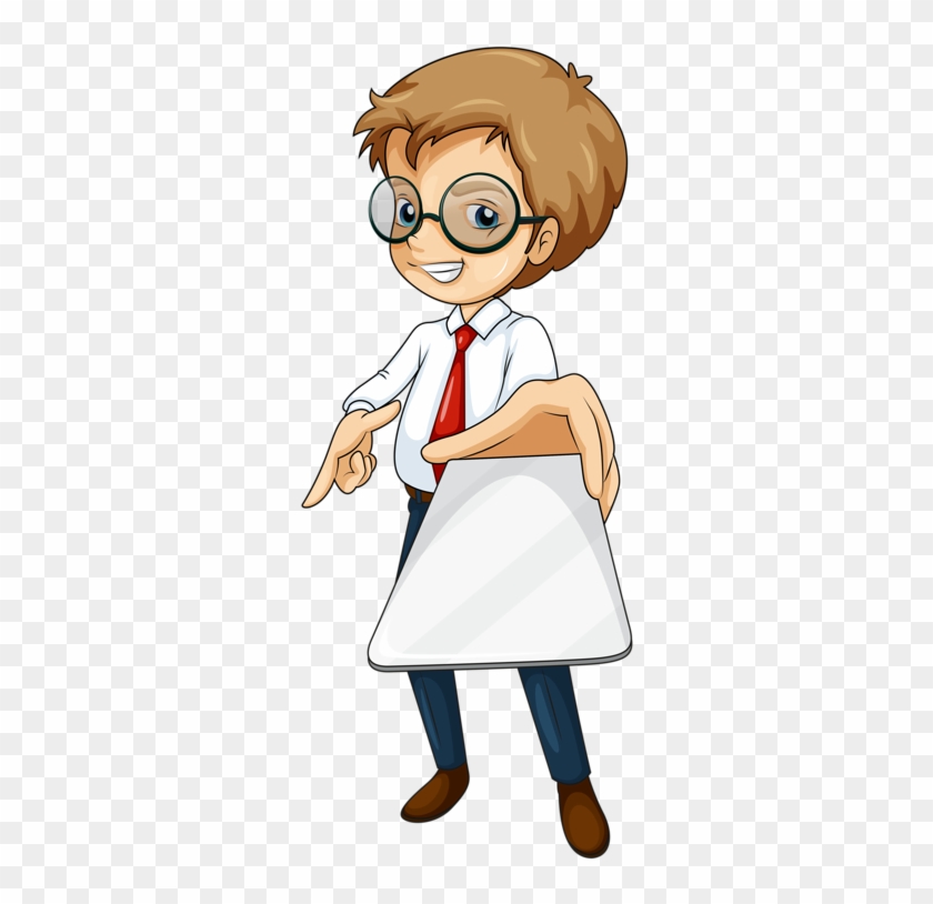 Boy With Glasses - Clip Art #783548