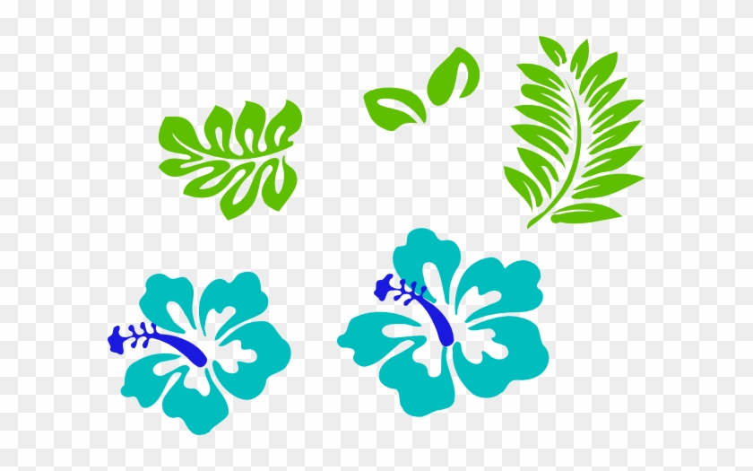 Clip Art Hawaiian Flowers #783945