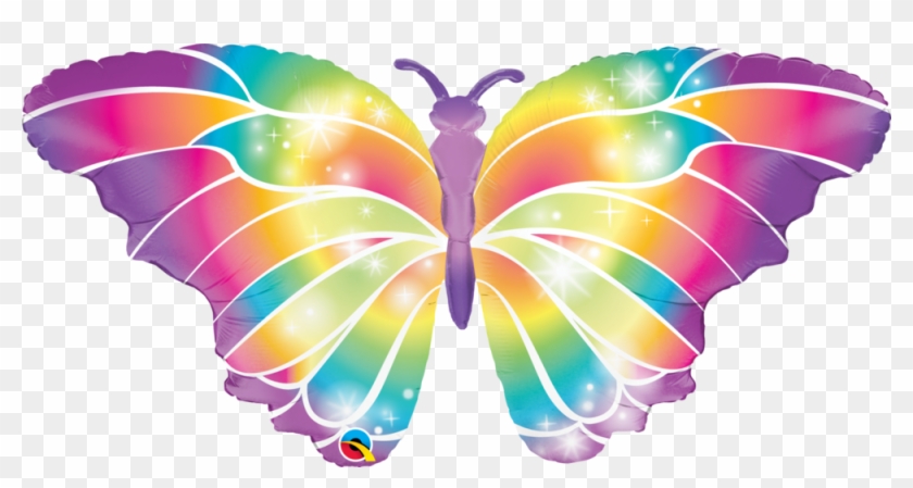 44" Butterfly Luminous Shape Balloon #784027