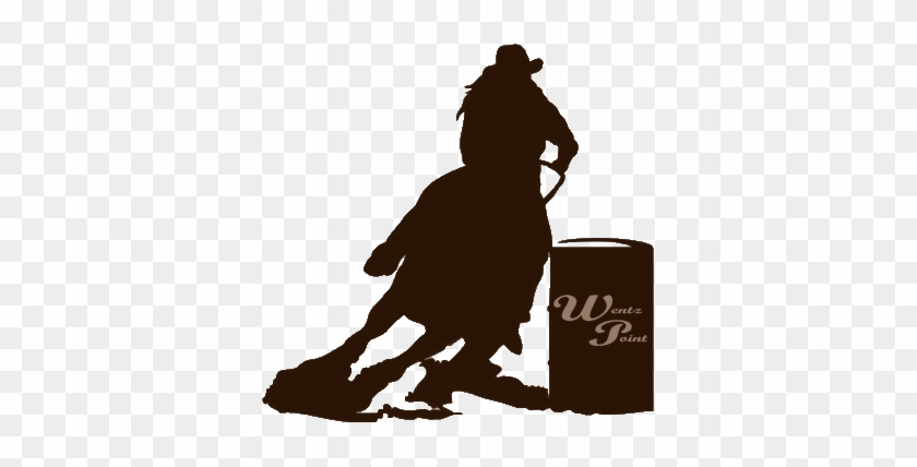 Kitchen Will Be - Horse Barrel Racing Silhouette #784083