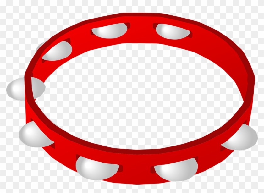 Tambourine - Musical Instrument Clip Art Free #784139