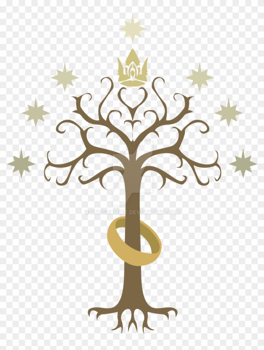 Lord Of The Rings Inspired Tree By Programmz - Tree Lord Of The Ring #784320