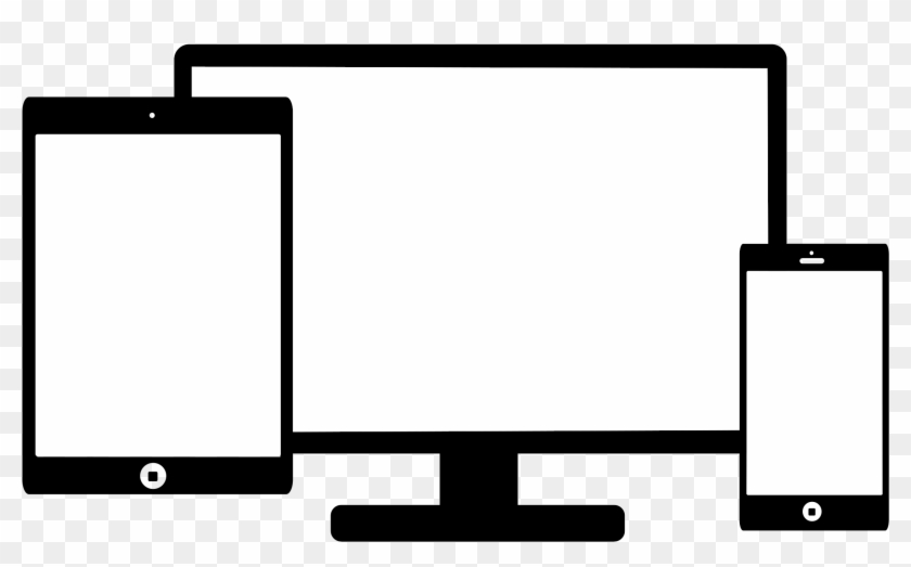 Displays Against A Computer Screen - Computer Screen And Mobile Screen #784403