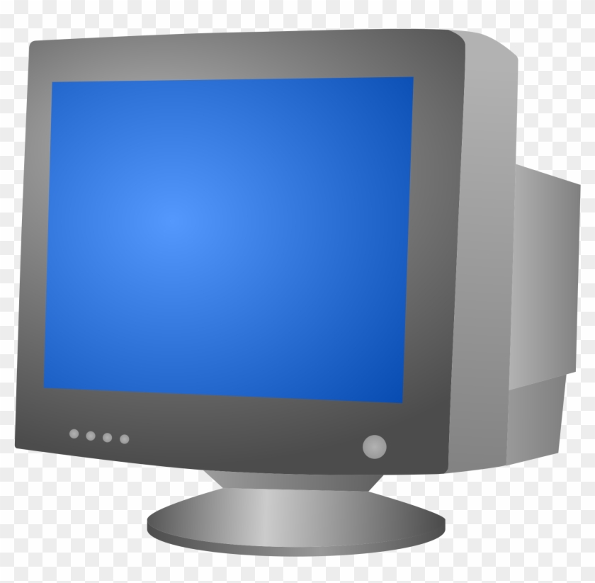 Display Clipart Tv Monitor - Cathode Ray Tube #784410