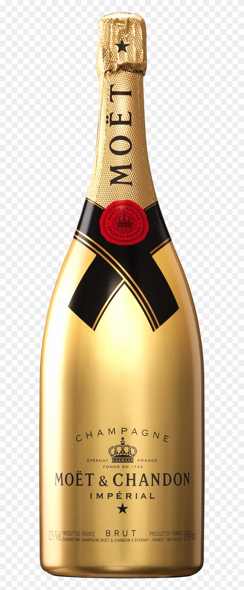 Champagne Bottle Png - Gold Bottle Champagne Psd #784529