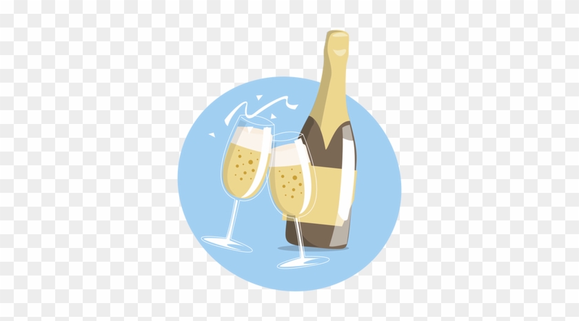1501190467-1070 - - Champagne Glass Cartoon Png #784566