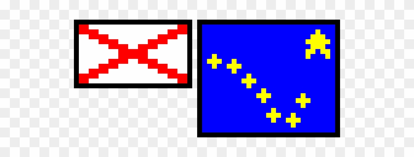 Flags Part 1, Alabama And Alaska - Cross #784630