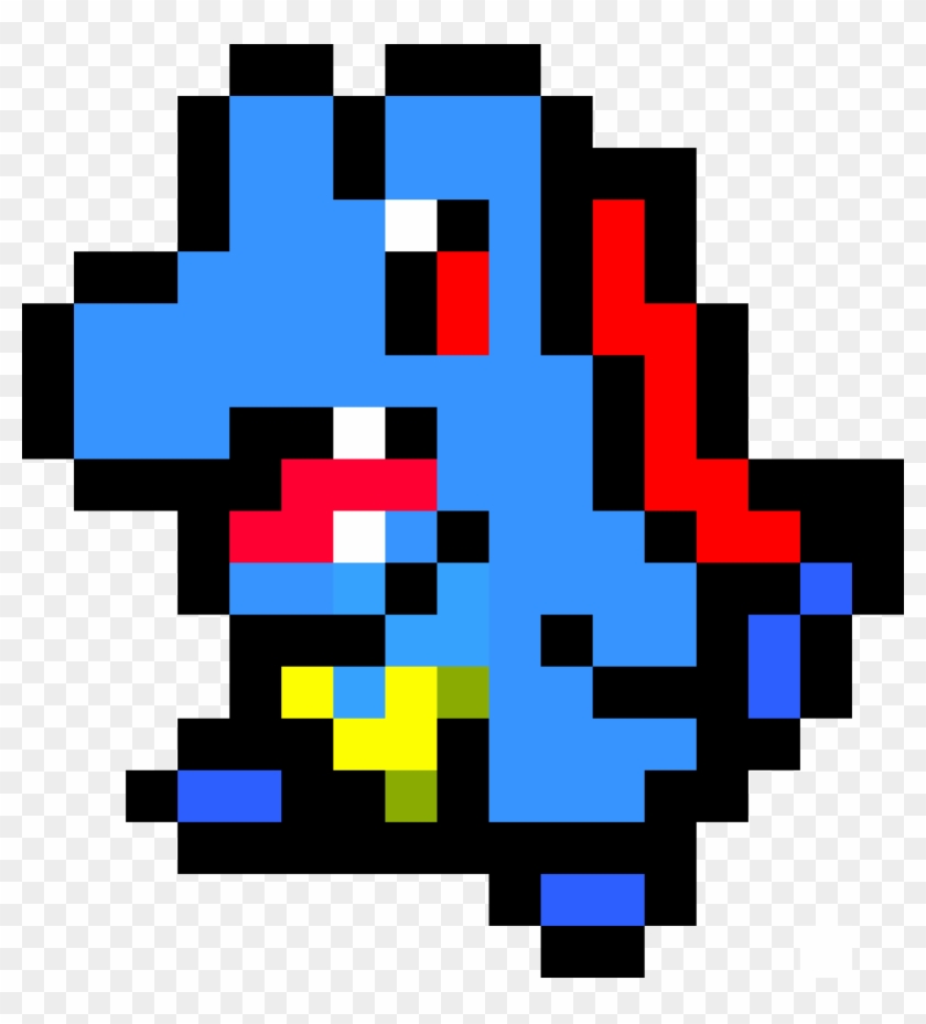 Pokemon Totodile Pixel Art #784787