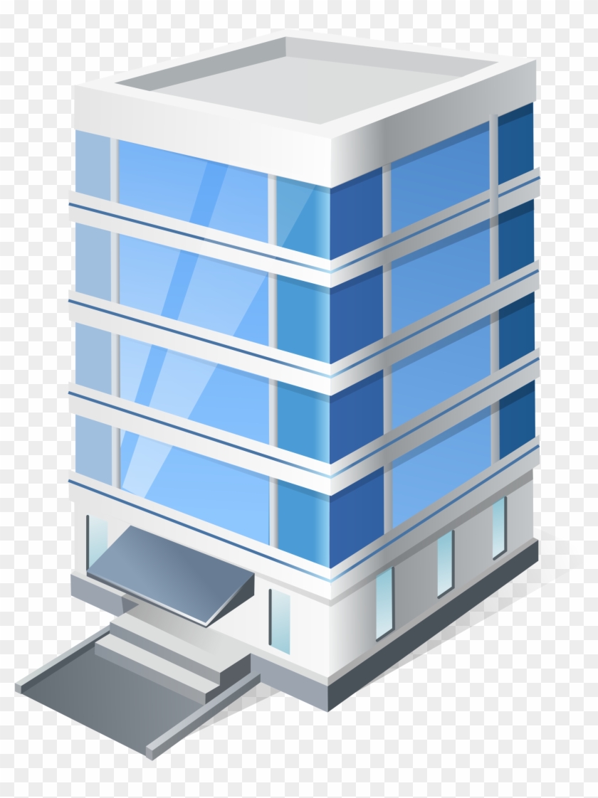 Icon Office Building Clipart - Office Building Icon #784815