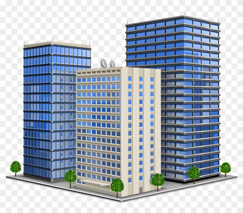 Advantages Of Opening R&d Office In Ukraine - Office Building Icon Vector #784833