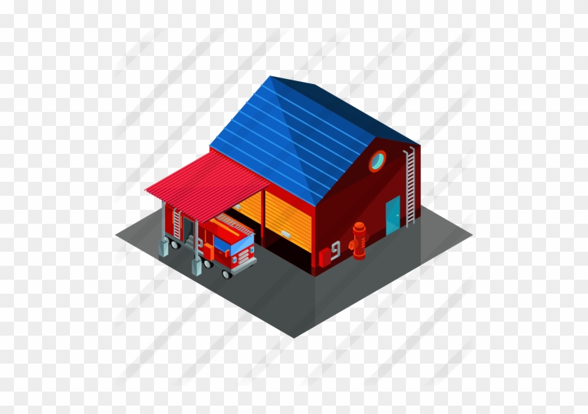 Fire Station Free Icon - Building #784883