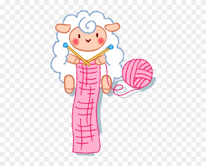 Sheep Textile Scarf Clip Art - Sheep Textile Scarf Clip Art #784918