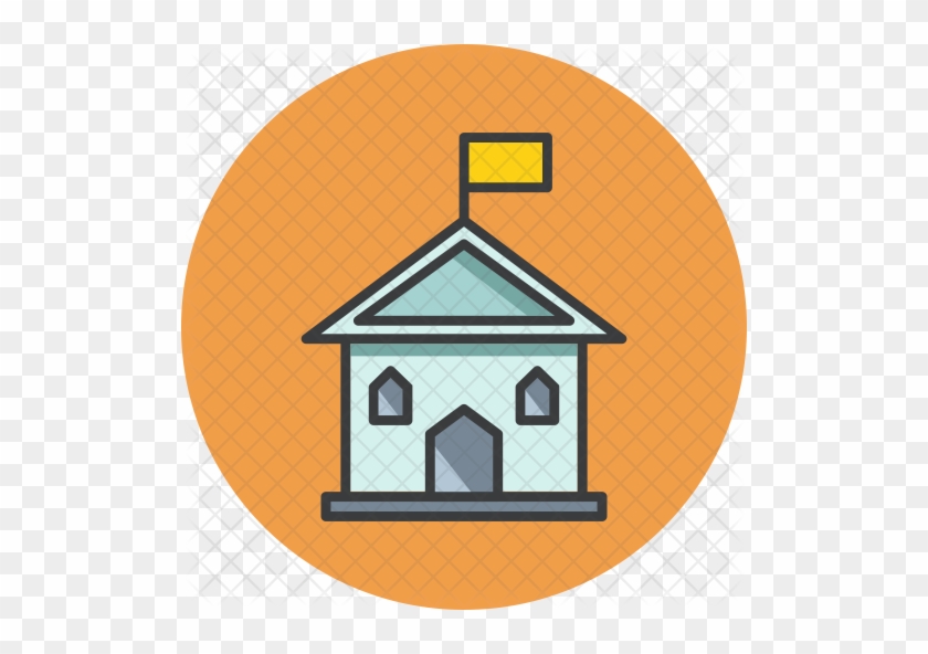 Government Icon - University Building Png Clipart #785090