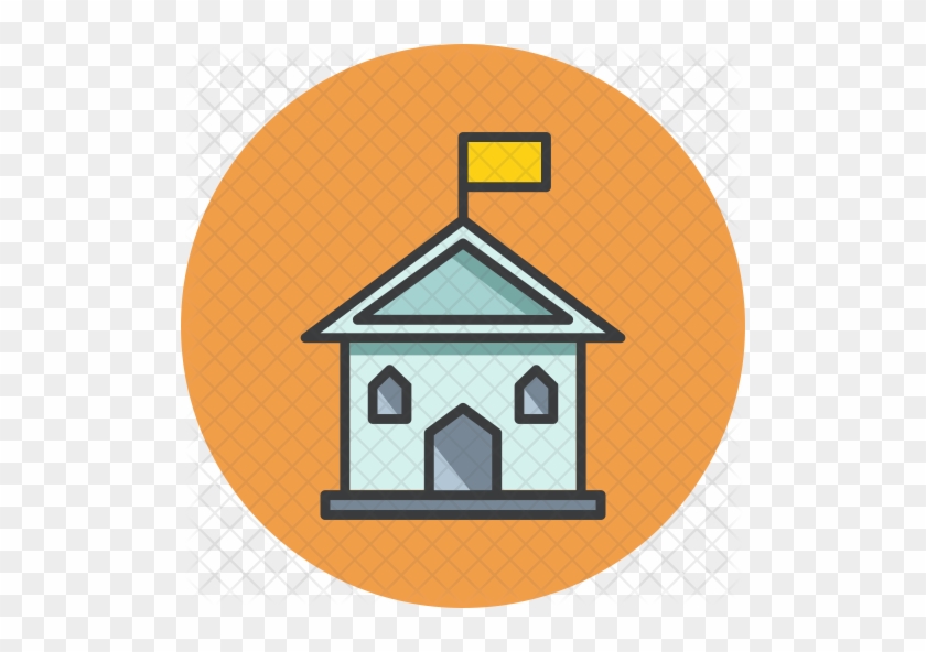 Government Icon - University Building Png Clipart #785090