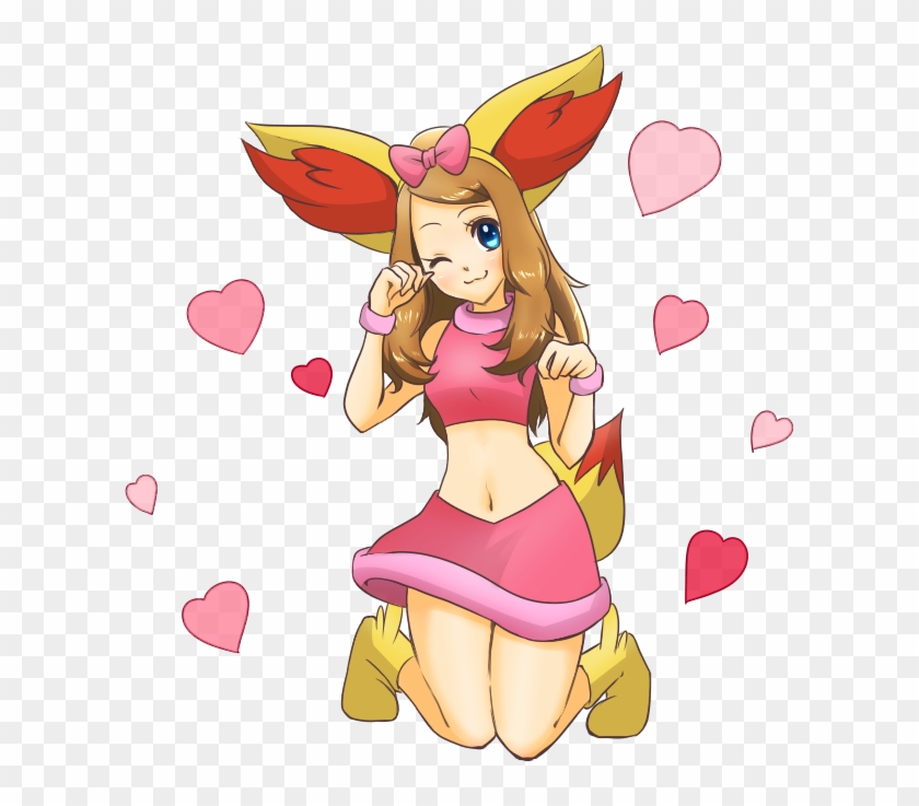 Pokémon X And Y Pokémon Conquest Serena Ash Ketchum - Ombligo De Serena Pokemon #785216