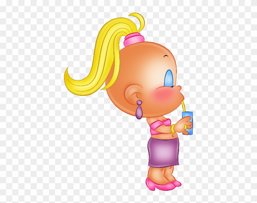 Funny Cartoon Baby Girl Clip Art Images - Animated Baby Girl Funny #785230