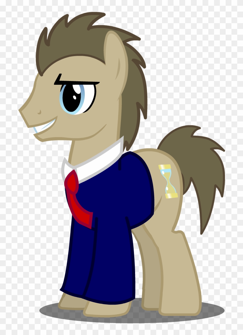 Doctor Whooves In An Outfit By Kitkatyj - Cartoon #785234