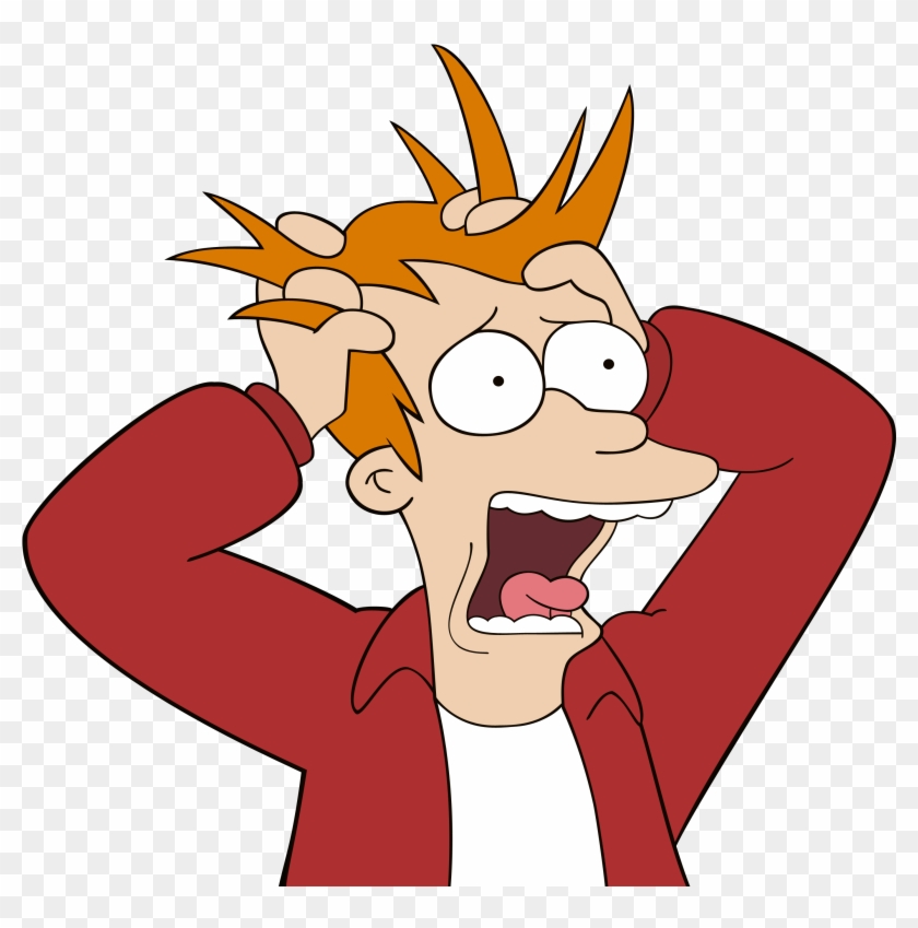 Futurama Fry Stress - Oh My God Png #785249