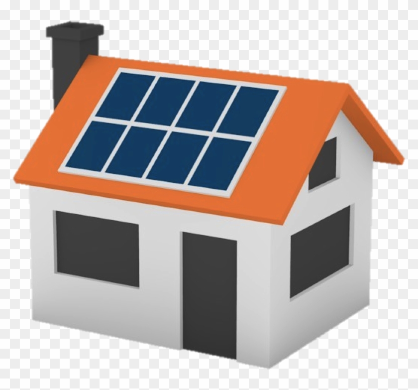 The Sun Powers Our Wind, Weather, And Ocean Currents - House With Solar Panels Cartoon #785304