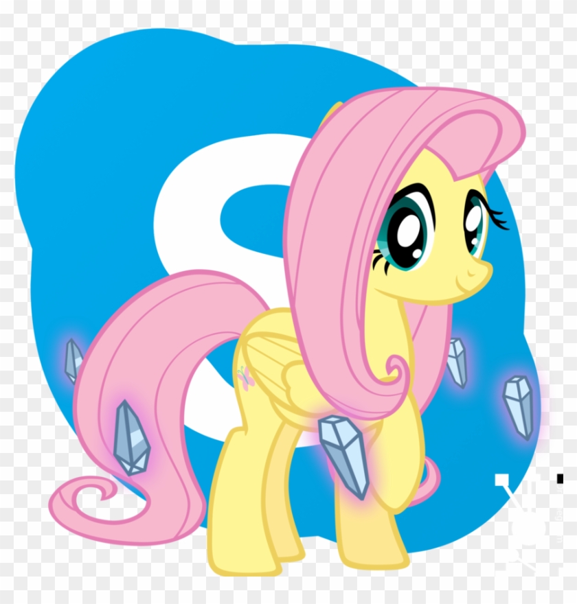 Fluttershy Skype Icon By Dribmeg - My Little Pony Skype Icon #785435